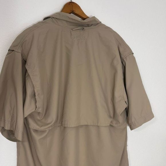 Magellan Fishing Shirt Tan/Brown Size Large - Picture 5 of 5